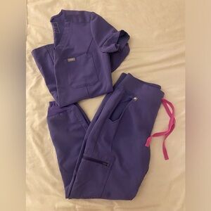 XXS Figs Scrub Set - Limited Edition Purple